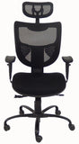 Multi-Function Mesh Chair w/Adjustable Sliding Seat Depth & Headrest
