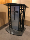 Dual Box Truss Pulpit With Drink Shelf
