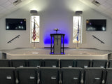 Dual Box Truss Pulpit With Drink Shelf