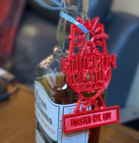 3D Printed Bourbon TikTok Ornament