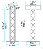 Single Box Truss Light Weight Lectern