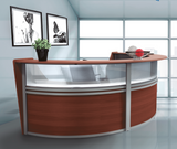 Modern Curved Reception Prefab