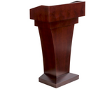 Hotel Podium with Slide Out Drawer