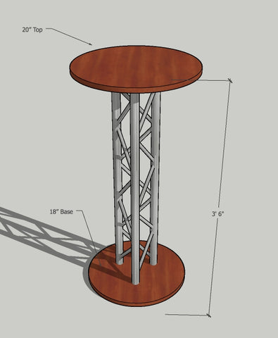 Triangle Truss Round Bible Stand