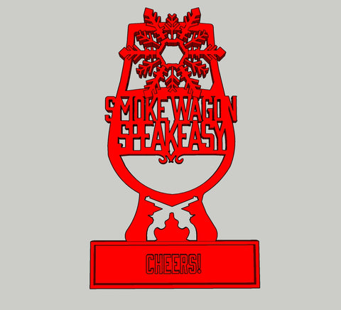 Smoke Wagon Speakeasy Ornament