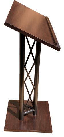 Triangle Truss Music Stand, front view