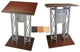Dual Triangle Truss Pulpit With Drink Shelf - Custom