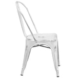 Indoor-Outdoor Metal Distressed Chair