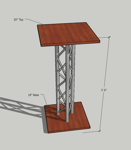Triangle Truss Square Bible Stand