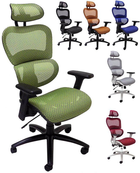 Ergonomic Mesh Office Chair with Synchro-Tilt, Pivot Adjustable